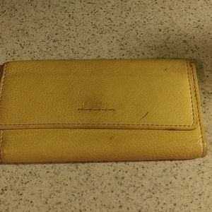 Fossil genuine leather wallet